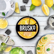 Бестабачная смесь Brusko (Бруско) - Lemon cake (Лимонный пирог) Strong 50г