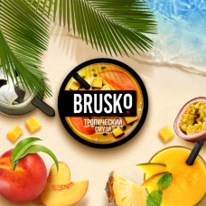 Бестабачная смесь Brusko (Бруско) - Tropical smoothie (Тропический смузи) Strong 50г