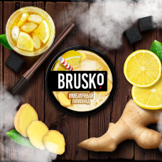 Бестабачная смесь Brusko (Бруско) - Ginger Lemonade (Имбирный лимонад) Medium 50г