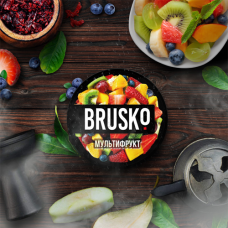 Бестабачная смесь Brusko (Бруско) - Multifruit (Мультифрукт) Medium 50г