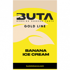 Табак Buta (Бута) Gold Line - Banana Ice cream (Банановое мороженое) 50гр. 