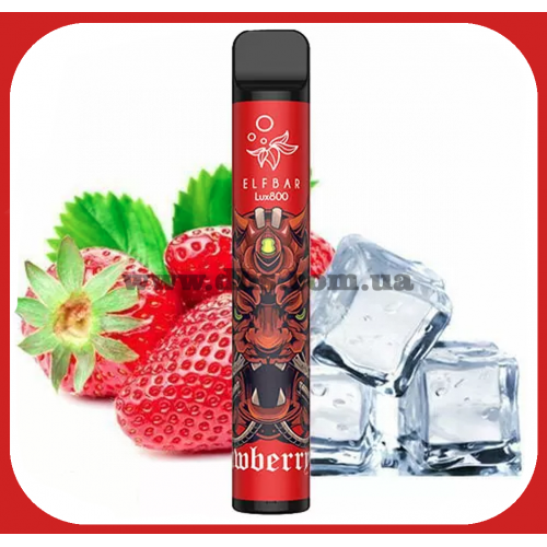 Одноразовая электронная сигарета Elf Bar Lux 800 - Strawberry Ice (Клубника, Лед)