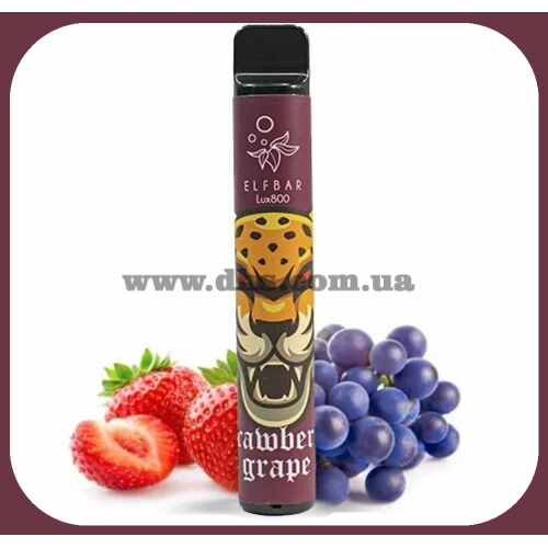 Одноразовая электронная сигарета Elf Bar Lux 800 - Strawberry Grapes (Клубника, Виноград)