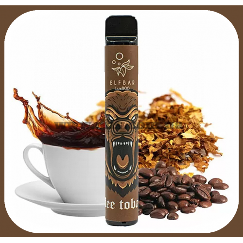 Одноразовая электронная сигарета Elf Bar Lux 800 - Coffee Tobacco (Кофе, Табак)