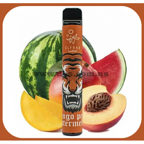 Одноразовая электронная сигарета Elf Bar Lux 800 - Mango Peach Watermelon (Манго, Персик, Арбуз )