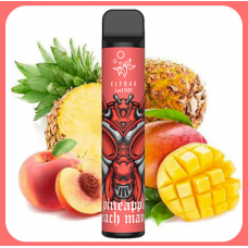 Одноразовая электронная сигарета Elf Bar Lux 1500 - Pineapple Peach Mango (Ананас, Персик, Манго)