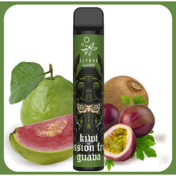 Одноразовая электронная сигарета Elf Bar Lux 1500 - Kiwi Passion Fruit Guava (Киви, Маракуйя, Гуава)