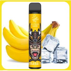 Одноразовая электронная сигарета Elf Bar Lux 1500 - Banana Ice (Банан, Лед)