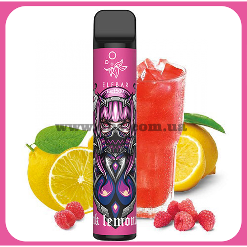 Одноразовая электронная сигарета Elf Bar Lux 1500 - Pink Lemonade (Лимонад, Малина, Лимон)