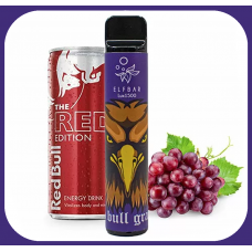 Одноразовая электронная сигарета Elf Bar Lux 1500 - Red Bull Grape (Виноград, Энергетик)