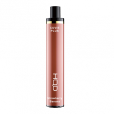 Одноразовая электронная сигарета HQD Cuvie Plus - Strawberry Banana (Клубника, Банан)