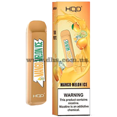 Одноразовая электронная сигарета HQD Mega - Mango Melon Ice (Манго, Дыня, Лед)