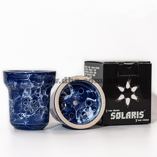 Чаша Solaris Eva Blue из белой глины