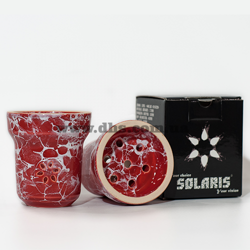 Чаша Solaris Eva Red из белой глины