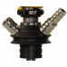 Кальян Mamay Coilovers Micro Шахта Черная Пружина Желтая