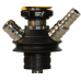 Кальян Mamay Coilovers Micro Шахта Золото Пружина Черная