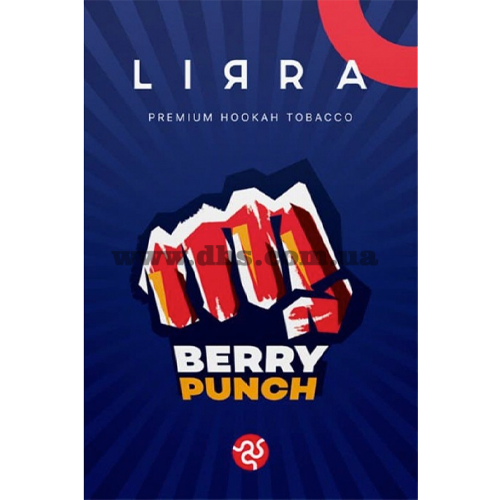 Табак для кальяна Lirra (Лирра) - Berry punch (Ежевика, Малина, Шелковица, Клубника) 50гр.