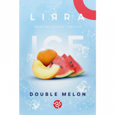 Табак для кальяна Lirra (Лирра) - Double melon ice (Дыня, Арбуз, Лёд, Сладкий) 50гр.