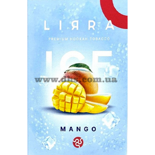 Табак для кальяна Lirra (Лирра) - Mango ice (Манго, Лёд) 50гр.