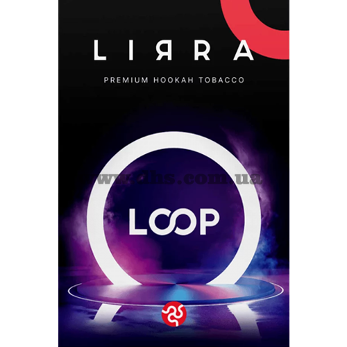Табак для кальяна Lirra (Лирра) - Loop (Апельсин, Грейпфрут, Лимон, Маракуйя, Лёд, Мята) 50гр.