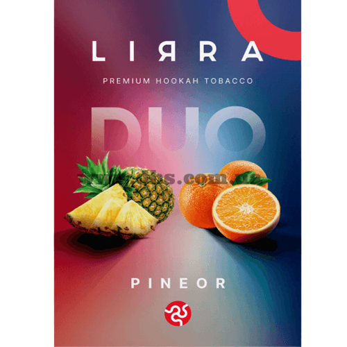 Табак для кальяна Lirra (Лирра) - Pineor (Ананас, Апельсин) 50гр.