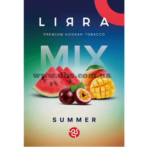 Табак для кальяна Lirra (Лирра) - Summer (Арбуз, Манго, Маракуйя) 50гр.