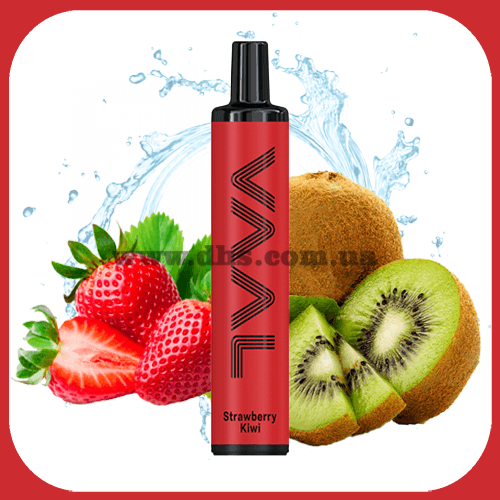 Одноразовая электронная сигарета Vaal 1500 - Strawberry Kiwi (Клубника, Киви)