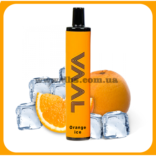 Одноразовая электронная сигарета Vaal 1500 - Orange Ice (Апельсин, Лед)