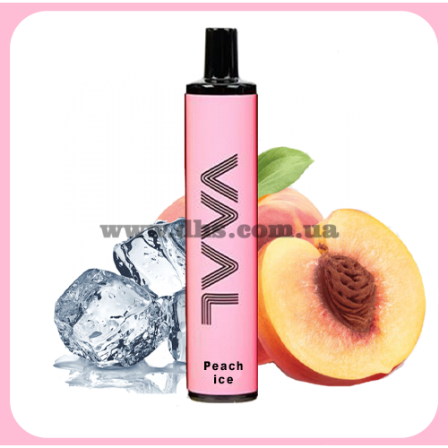 Одноразовая электронная сигарета Vaal 1500 - Peach Ice (Персик, Лед)