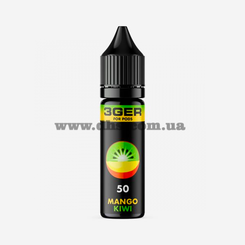 Солевая жидкость 3Ger Salt 15 мл (50 мг) - Mango Kiwi (Манго, Киви)