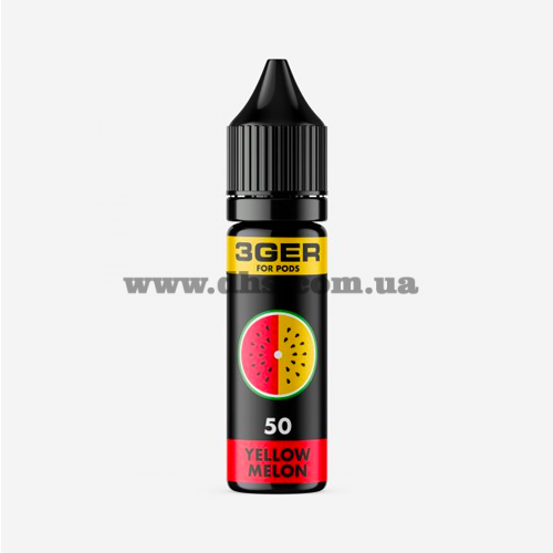 Солевая жидкость 3Ger Salt 15 мл (50 мг) - Yellow Melon (Арбуз, Дыня)