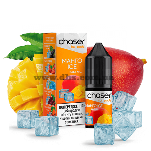 Солевая жидкость Chaser For Pods Ice 10 мл (50 мг) - Манго, Лед
