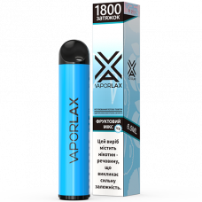 Одноразовая электронная сигарета Vaporlax X 1800 - Fruit Mix Ice (Фрукты, Лед)