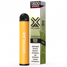 Одноразовая электронная сигарета Vaporlax X 1800 - Apple Peach Pear (Яблоко, Персик, Груша)