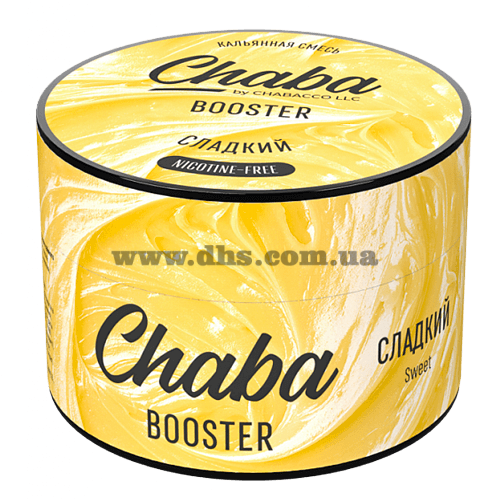 Бестабачная и безникотиновая смесь Chaba Booster (Nicotine Free) - Сладкий 50г