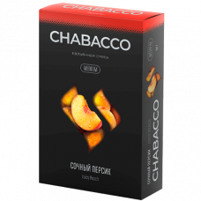 Бестабачная смесь Chabacco (Чабако) Medium - Juicy Peach (Персик) 50г