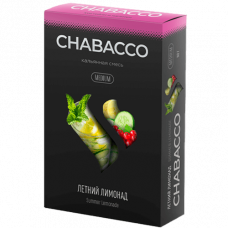 Бестабачная смесь Chabacco (Чабако) Medium - Summer Lemonade (Огуречный Лимонад) 50г