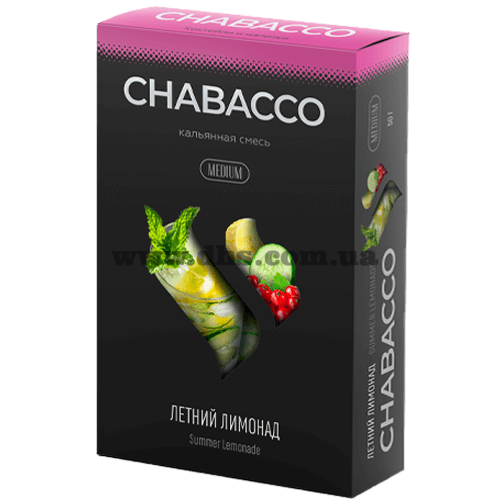 Бестабачная смесь Chabacco (Чабако) Medium - Summer Lemonade (Огуречный Лимонад) 50г