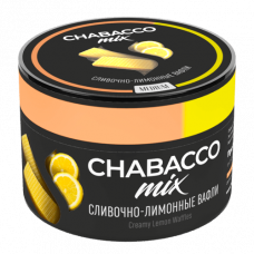 Бестабачная смесь Chabacco Mix (Чабако Микс) Medium - Creamy Lemon Waffles (Сливочно-лимонные Вафли) 50г