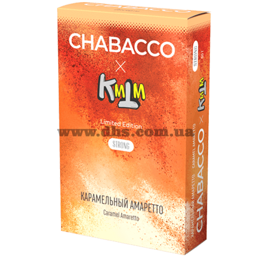 Бестабачная смесь Chabacco (Чабако) Strong - Caramel Amaretto (Амаретто, Карамель, Ликер) 50г