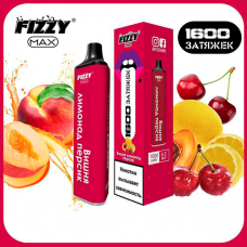 Одноразовая электронная сигарета FIZZY 1600 - Cherry Lemonade Peach (Вишня, Лимонад, Персик) Одноразовая электронная сигарета FIZZY 1600 - Cherry Lemonade Peach (Вишня, Лимонад, Персик)