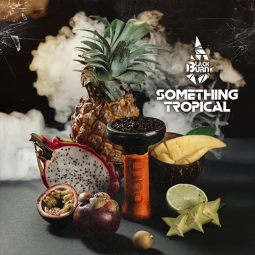 Табак Burn Black (Берн Блек) - Something Tropical (Что-то Тропическое) 100гр.