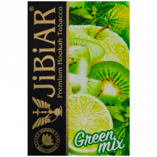 Табак Jibiar (Джибиар) - Green Mix (Лайм, Киви, Яблоко, Мята) 50г Табак Jibiar (Джибиар) - Green Mix (Лайм, Киви, Яблоко, Мята) 50г