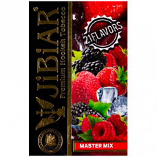Табак Jibiar (Джибиар) - Master mix (Малина, Ежевика, Клубника, Лед) 50г 