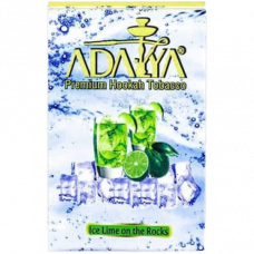 Табак Adalya (Адалия) - Ice Lime on the Rocks (Лайм, Лед, Мята) 50г 