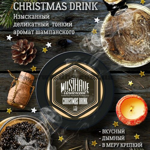 Табак MustHave (Маст хэв) - Christmas Drink (Шампанское) 50гр.
