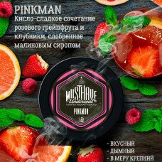 Табак MustHave (Маст хэв) - PinkMan (Грейпфрут, малина, клубника) 50гр.